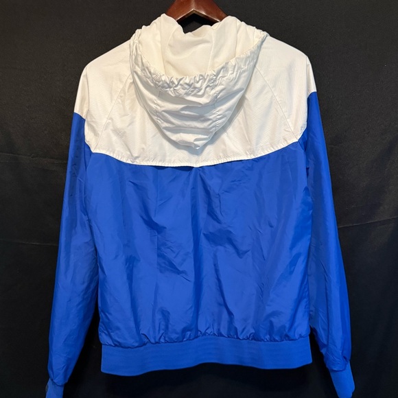 nike golf club windbreaker the open blue white hooded with pockets size small - Picture 11 of 15
